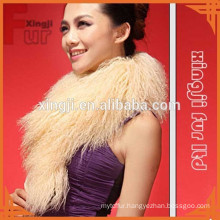 dyed color Mongolian lamb fur collar for jacket